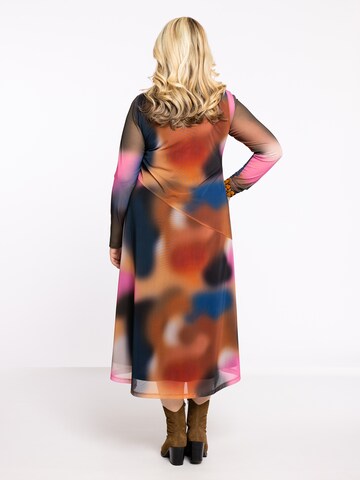 Yoek Dress in Mixed colors