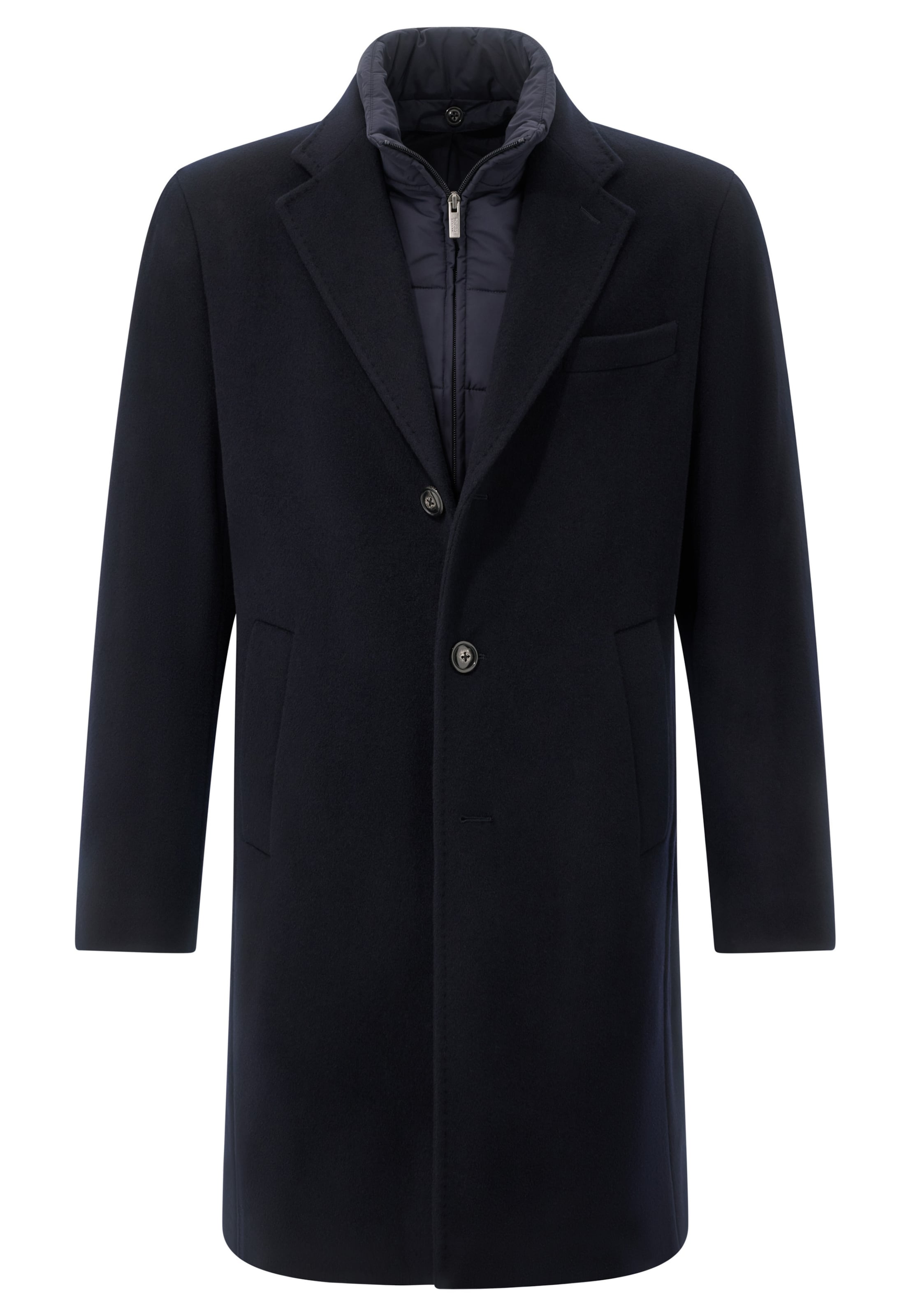 Manteau mi-saison Boggi Milano en bleu : devant