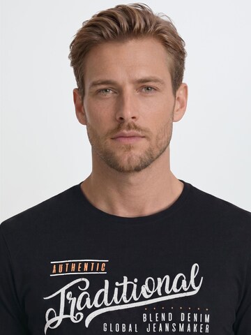 BLEND - Camisa 'Dopper' em preto