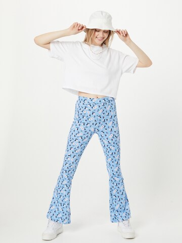 Koton Flared Broek in Blauw