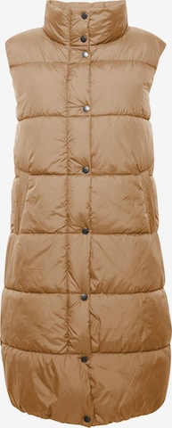 Oxmo Bodywarmer 'Bodani' in Bruin: voorkant