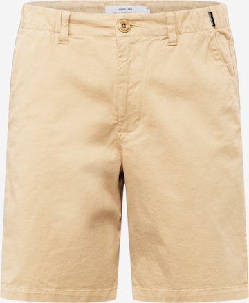 regular Pantaloni chino 'Nacka' di DEDICATED. in beige: frontale