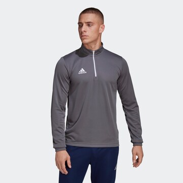 ADIDAS PERFORMANCE Sports sweatshirt 'Entrada 22' in Grey: front