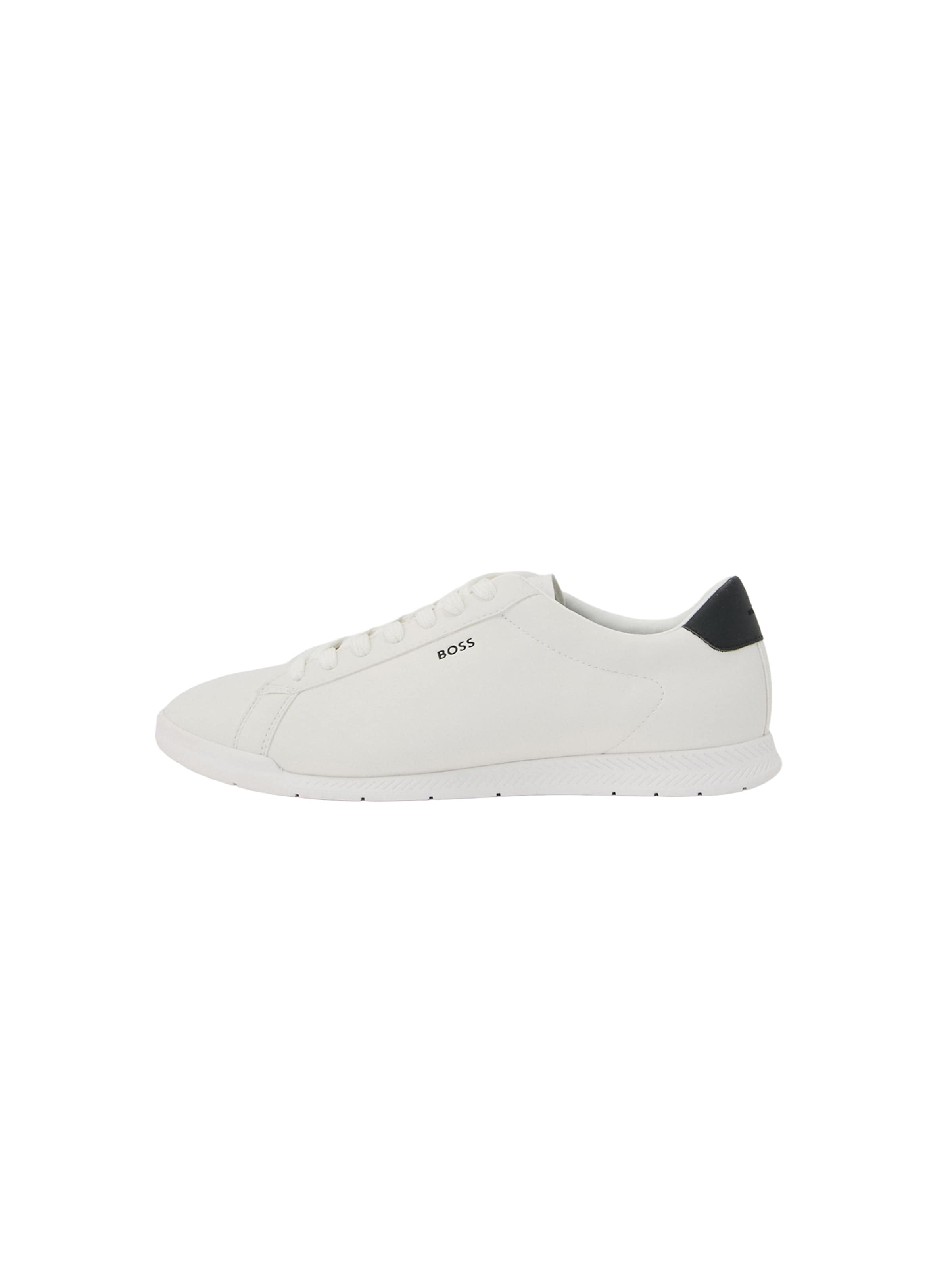 Baskets basses BOSS en blanc : devant