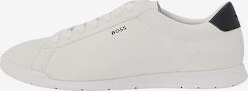 Baskets basses BOSS en blanc : devant