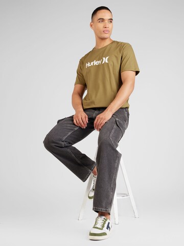 Hurley Functioneel shirt 'ONE & ONLY' in Groen