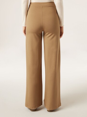 CALZEDONIA Flared Pants in Brown