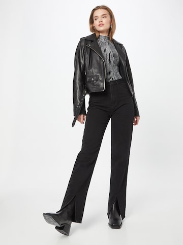 Misspap Flared Jeans in Schwarz