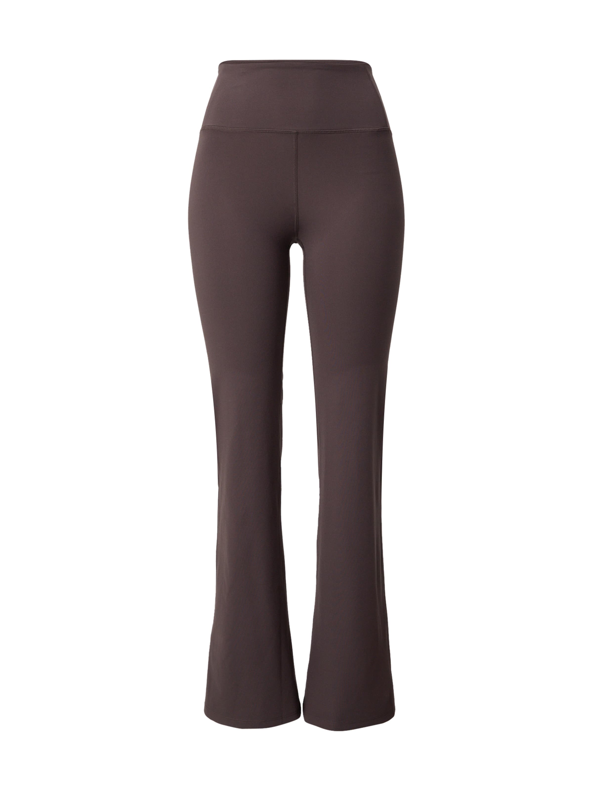 évasé Pantalon de sport Girlfriend Collective en marron : devant