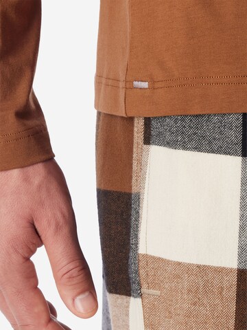 T-Shirt ' Mix Relax ' SCHIESSER en marron