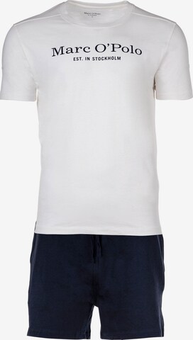 Marc O'Polo Short Pajamas in White: front