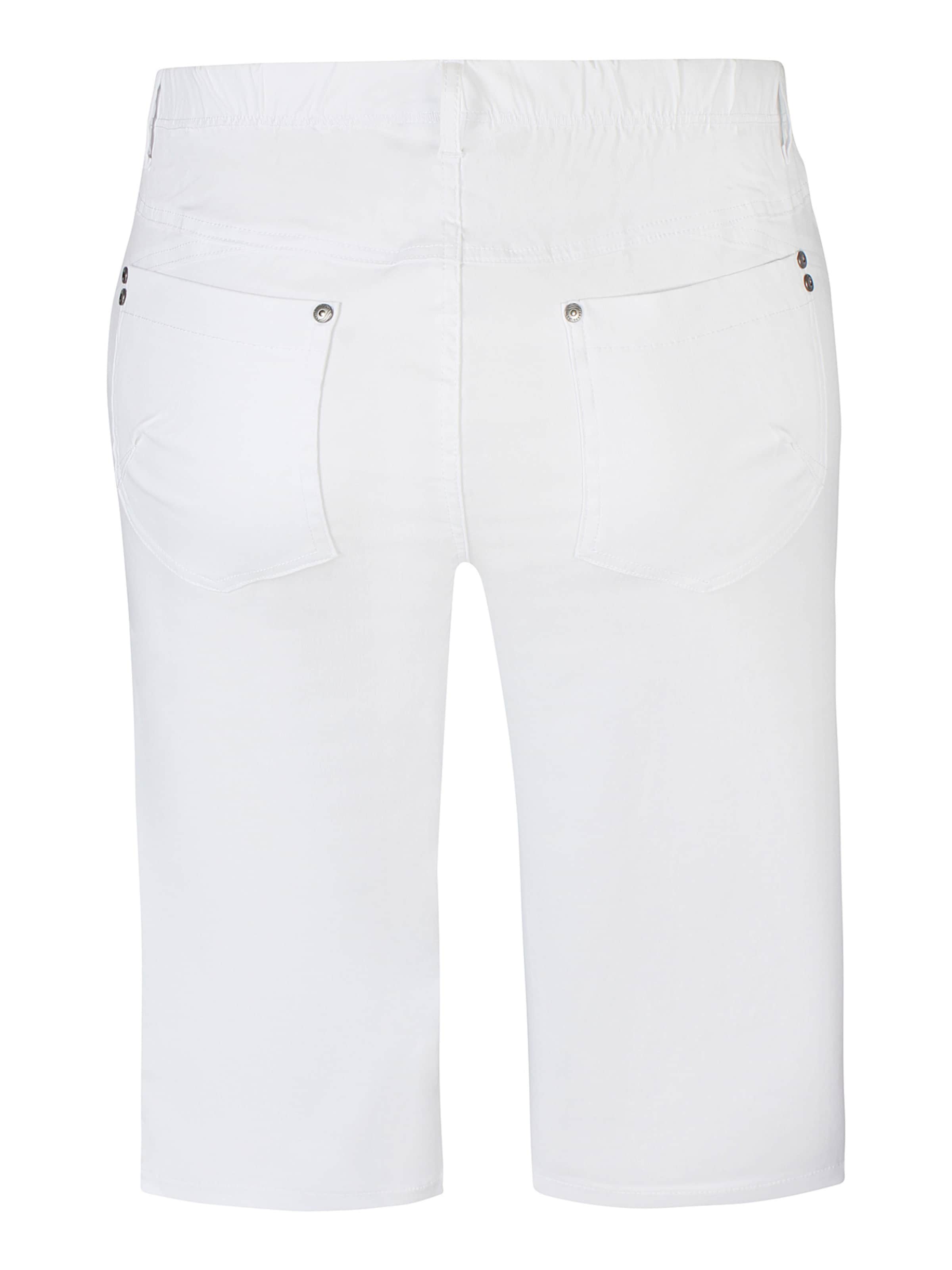 Zhenzi Regular Broek 'Twist 189' in Wit