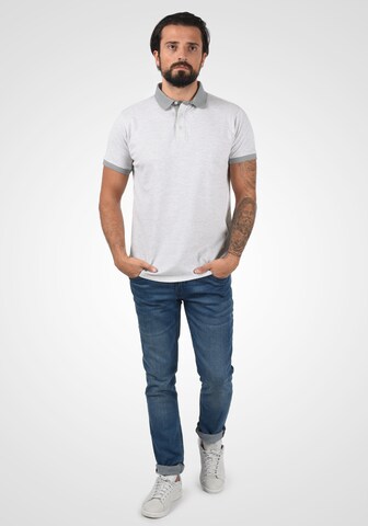 !Solid Poloshirt 'Panos' in Grau