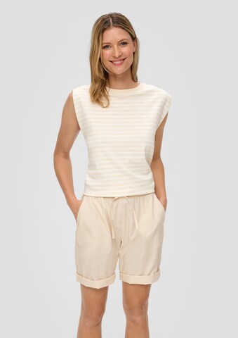 Regular Pantalon s.Oliver en beige