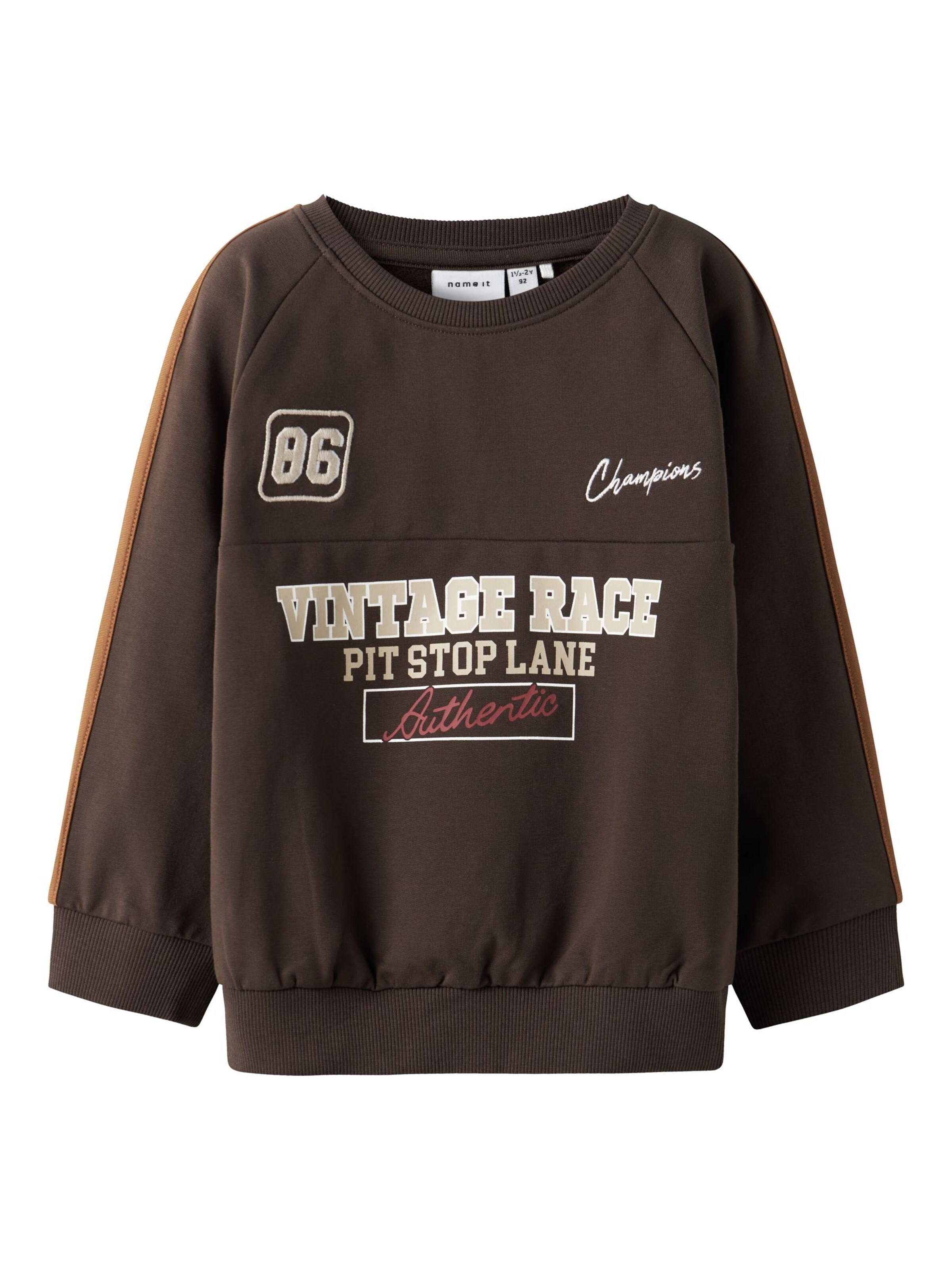 NAME IT - Sudadera en marrón: frente