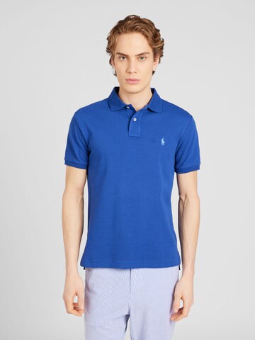 Polo Ralph Lauren Klasický střih Tričko – modrá: přední strana