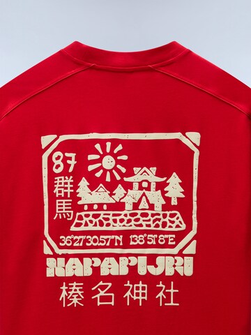 NAPAPIJRI T-shirt 'Teza' i röd