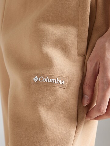 COLUMBIA Zúžený strih Outdoorové nohavice 'Meridian Creek' - Hnedá