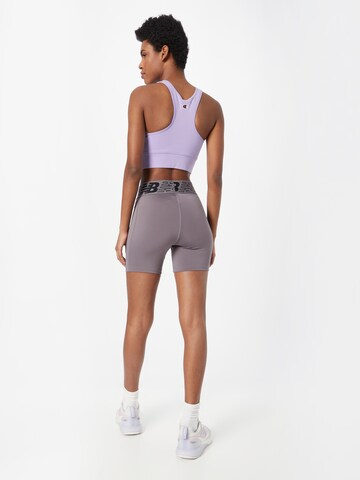 new balance Skinny Fit Спортен панталон в сиво