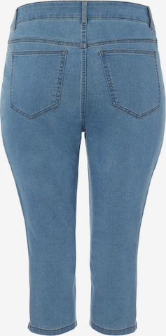 Vila Curve Skinny Jeansy w kolorze niebieski