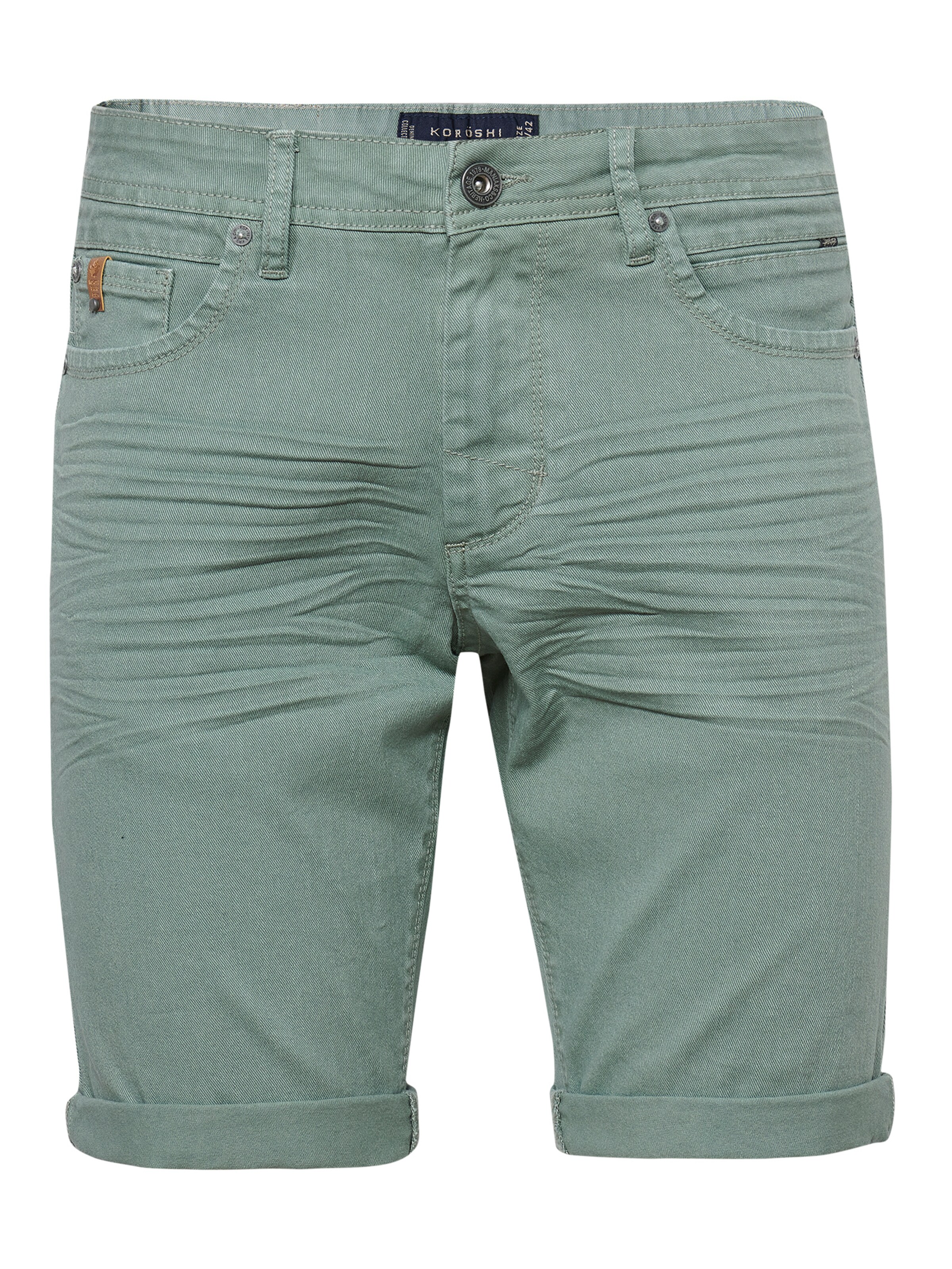 KOROSHI Παντελόνι σε πράσινο: μπροστά