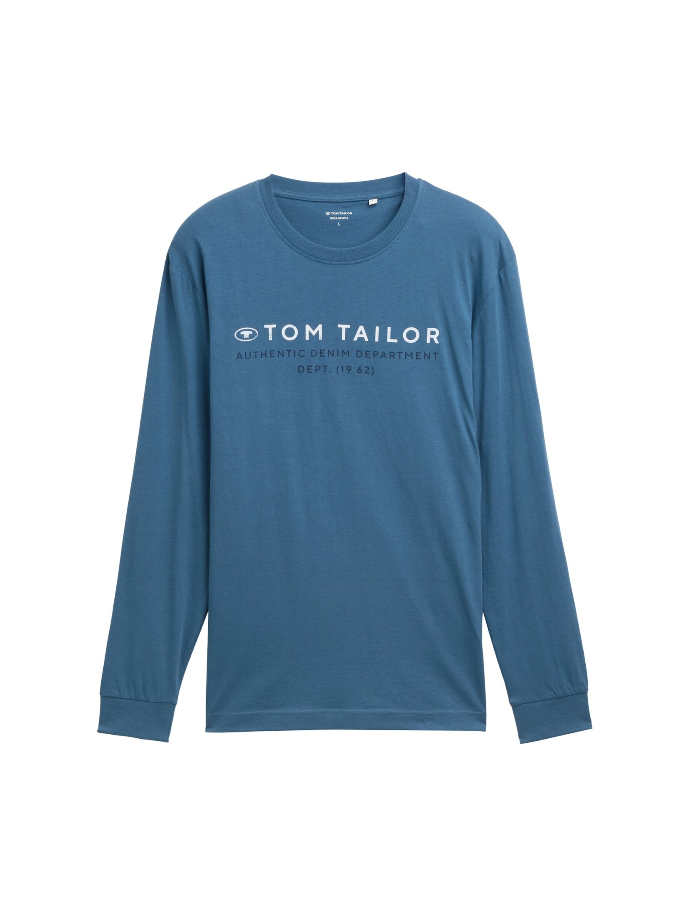 T-Shirt TOM TAILOR en bleu : devant