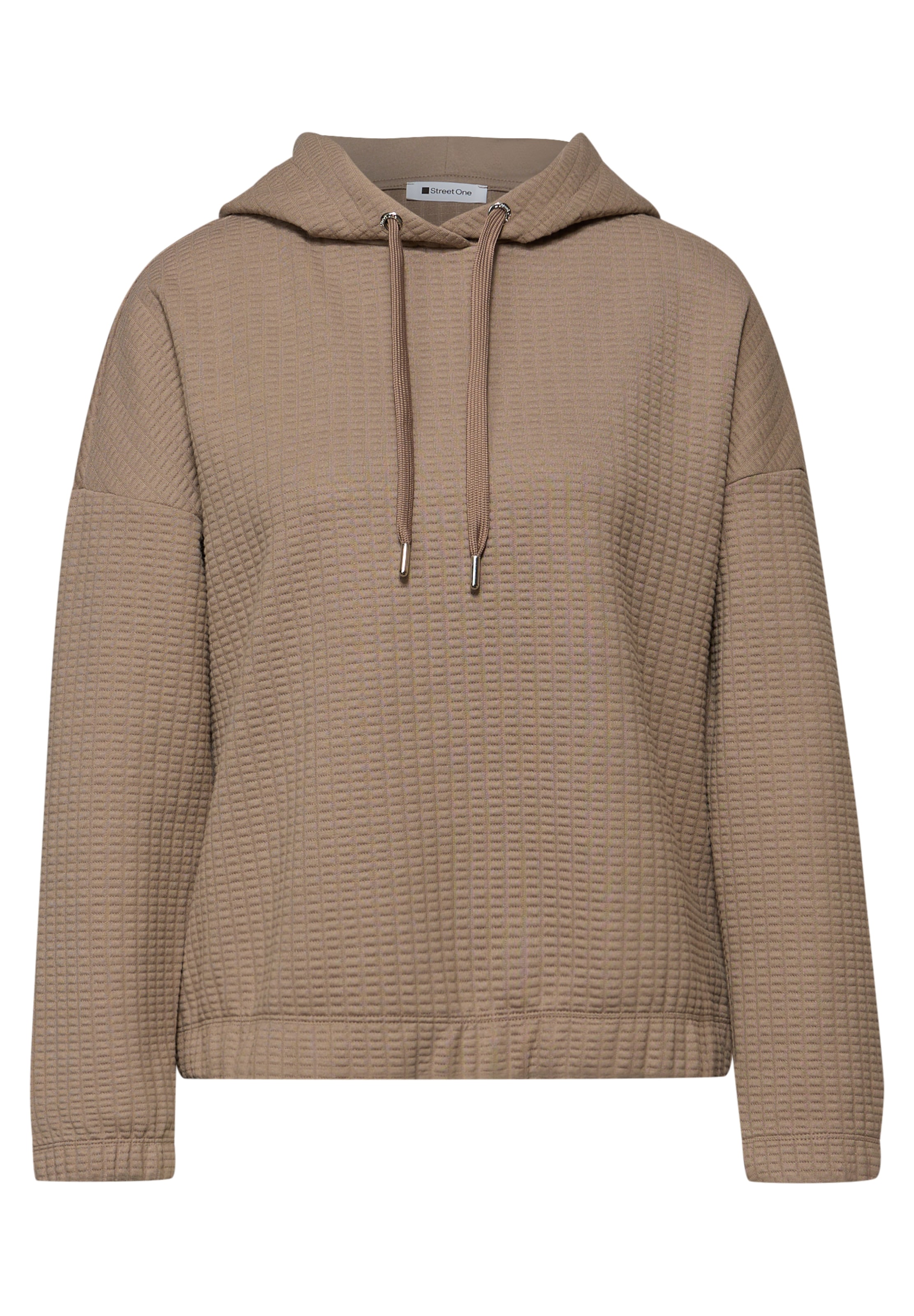 STREET ONE Sweatshirt in Brown: front