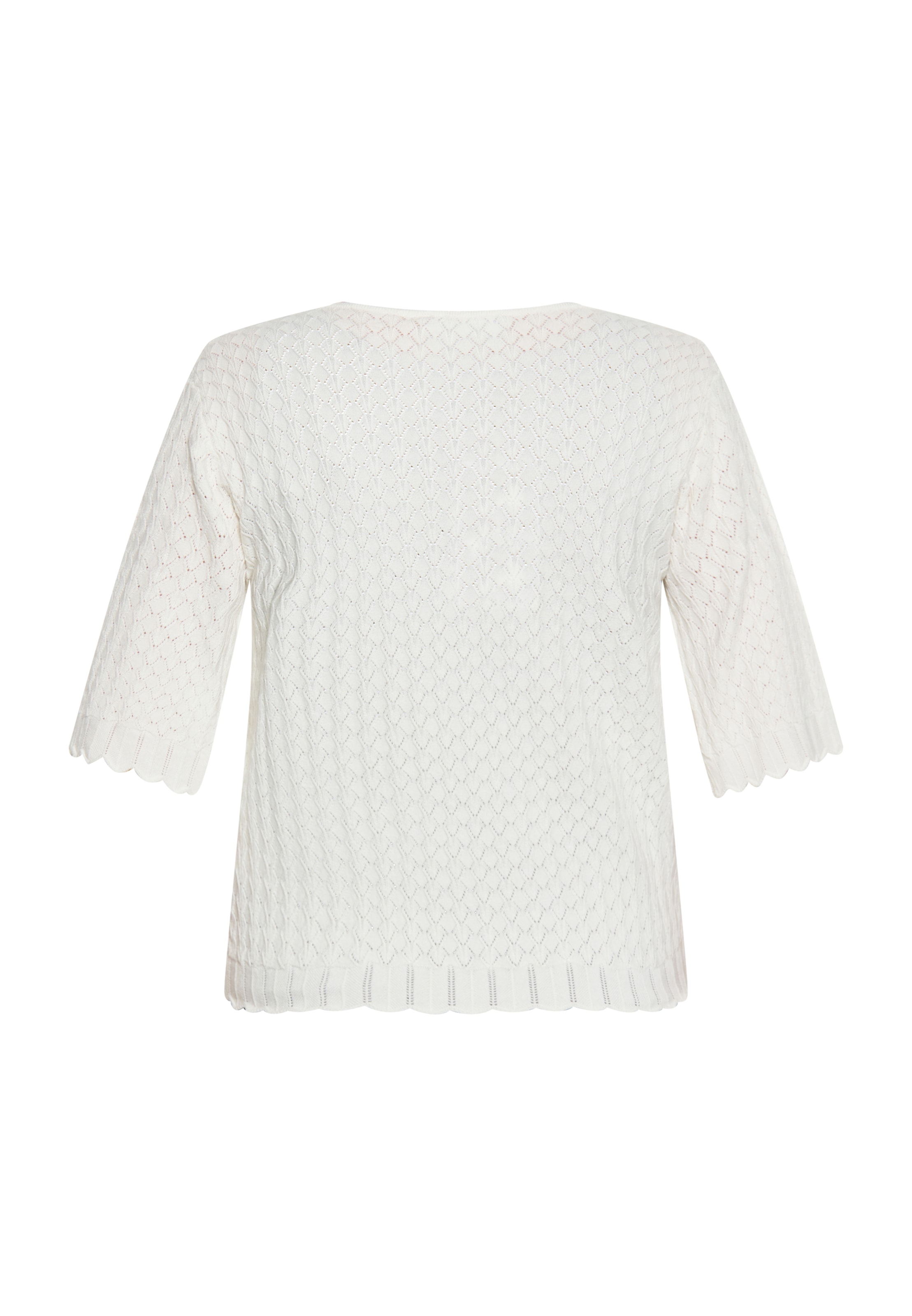 Usha Плетена жилетка в бяло