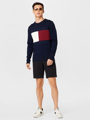 TOMMY HILFIGER Pullover in Blau