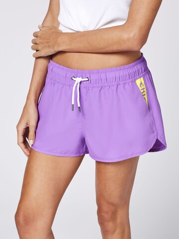 CHIEMSEE Regular Board Shorts in Purple