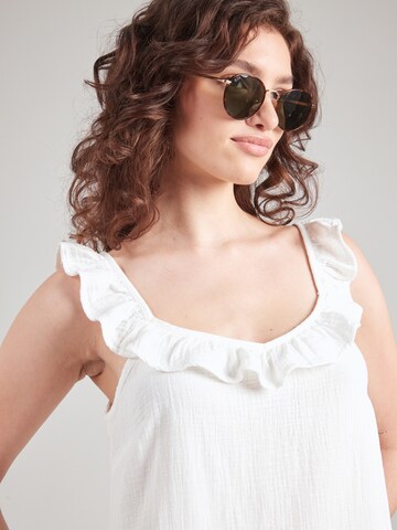 PIECES - Vestido 'PCSastina' em branco