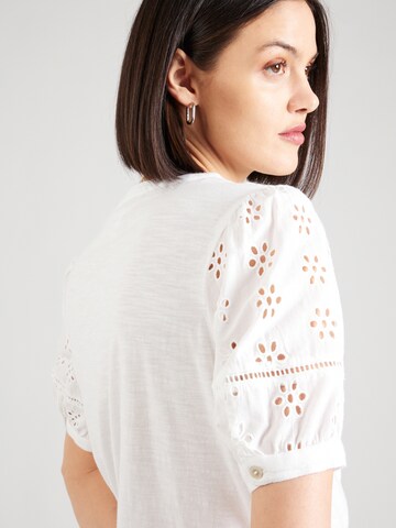 WHITE STUFF - Blusa 'BELLA' em branco