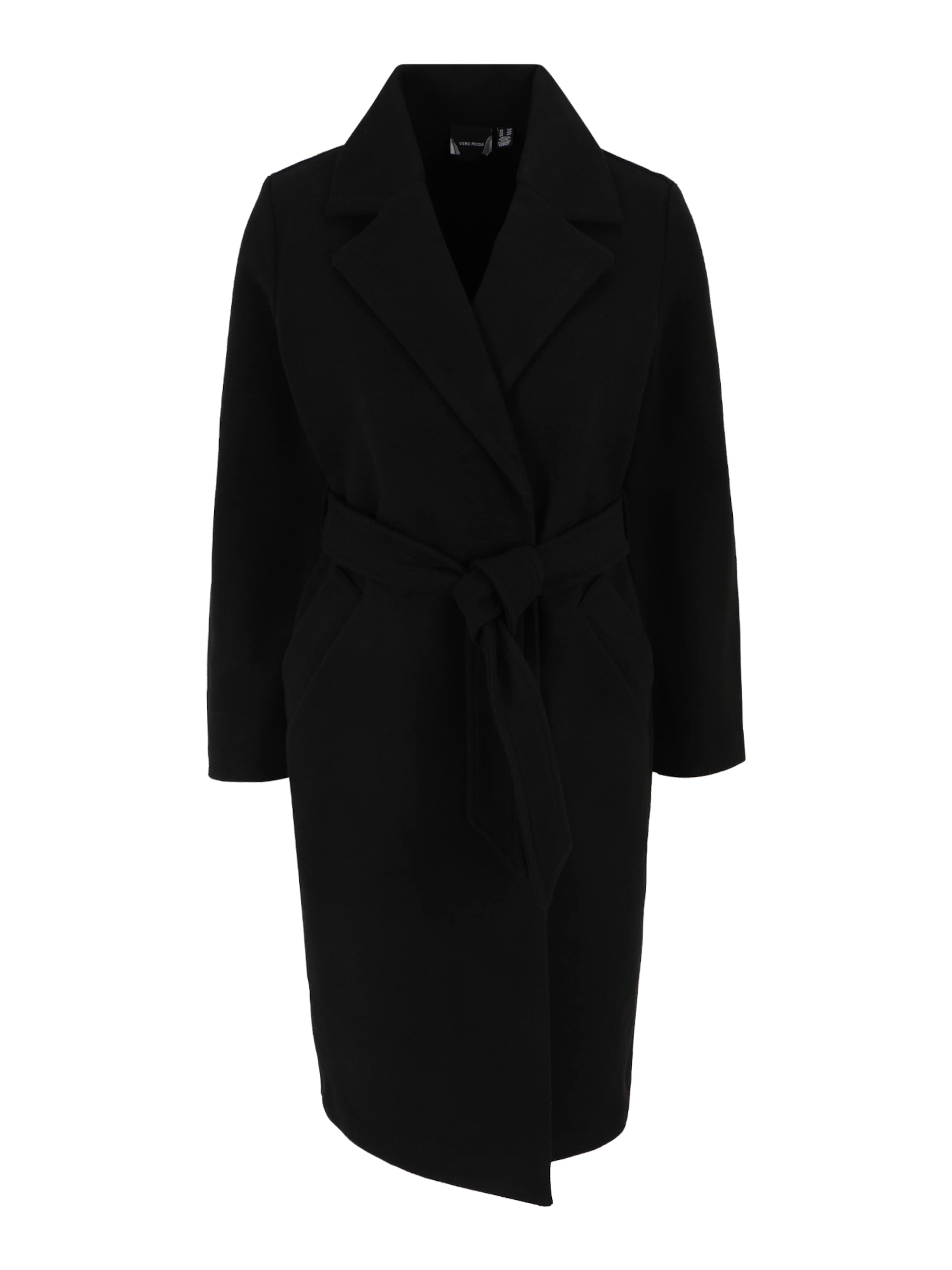 Vero Moda Petite - Sobretudo meia-estação 'FORTUNEAYA' em preto: frente