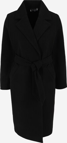 Vero Moda Petite Between-Seasons Coat 'FORTUNEAYA' in Black: front