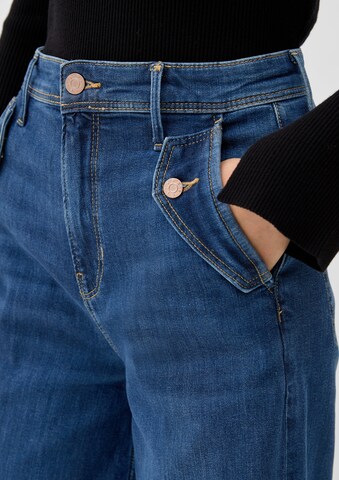 s.Oliver Wide Leg Jeans 'Suri' in Blau