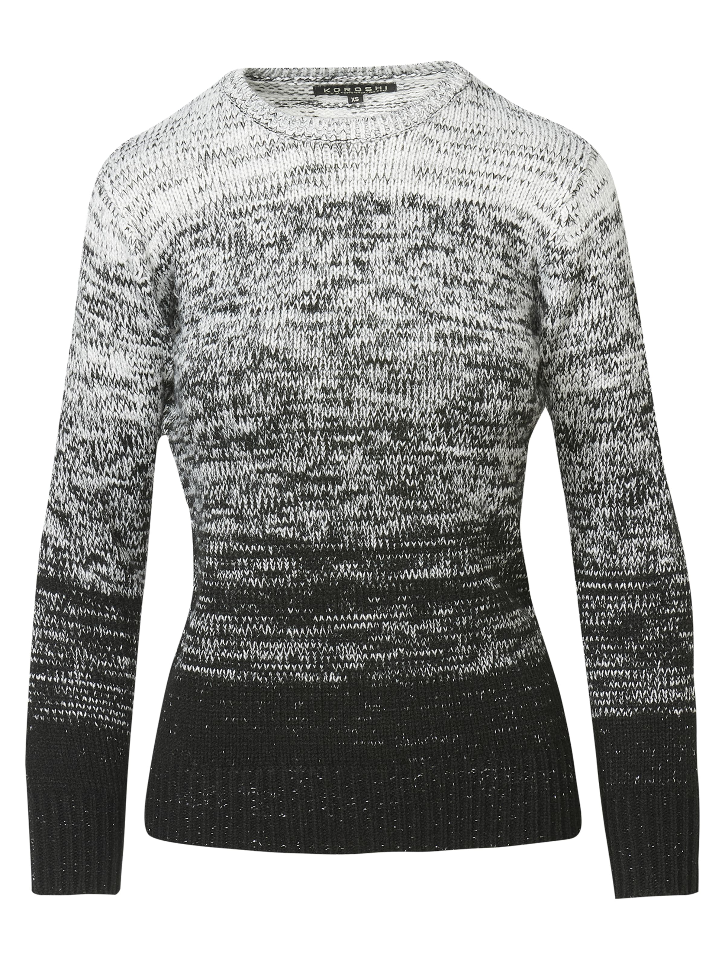 KOROSHI Sweater in Grey / Black / Off white, Item view