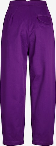 JJXX - Loosefit Calças com pregas 'Zoe' em roxo