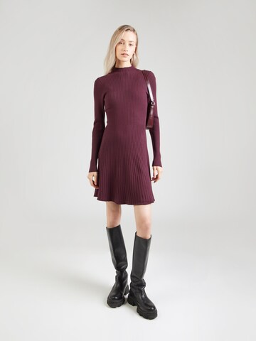 VERO MODA Πλεκτό φόρεμα 'VMNANCY' σε κόκκινο: μπροστά