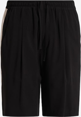 Pantaloni con pieghe di LOW BRAND in nero: frontale
