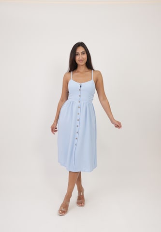 Elara Sommerkjole i blå: forside