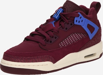 Sneaker 'Spizike' di Jordan in rosso: frontale