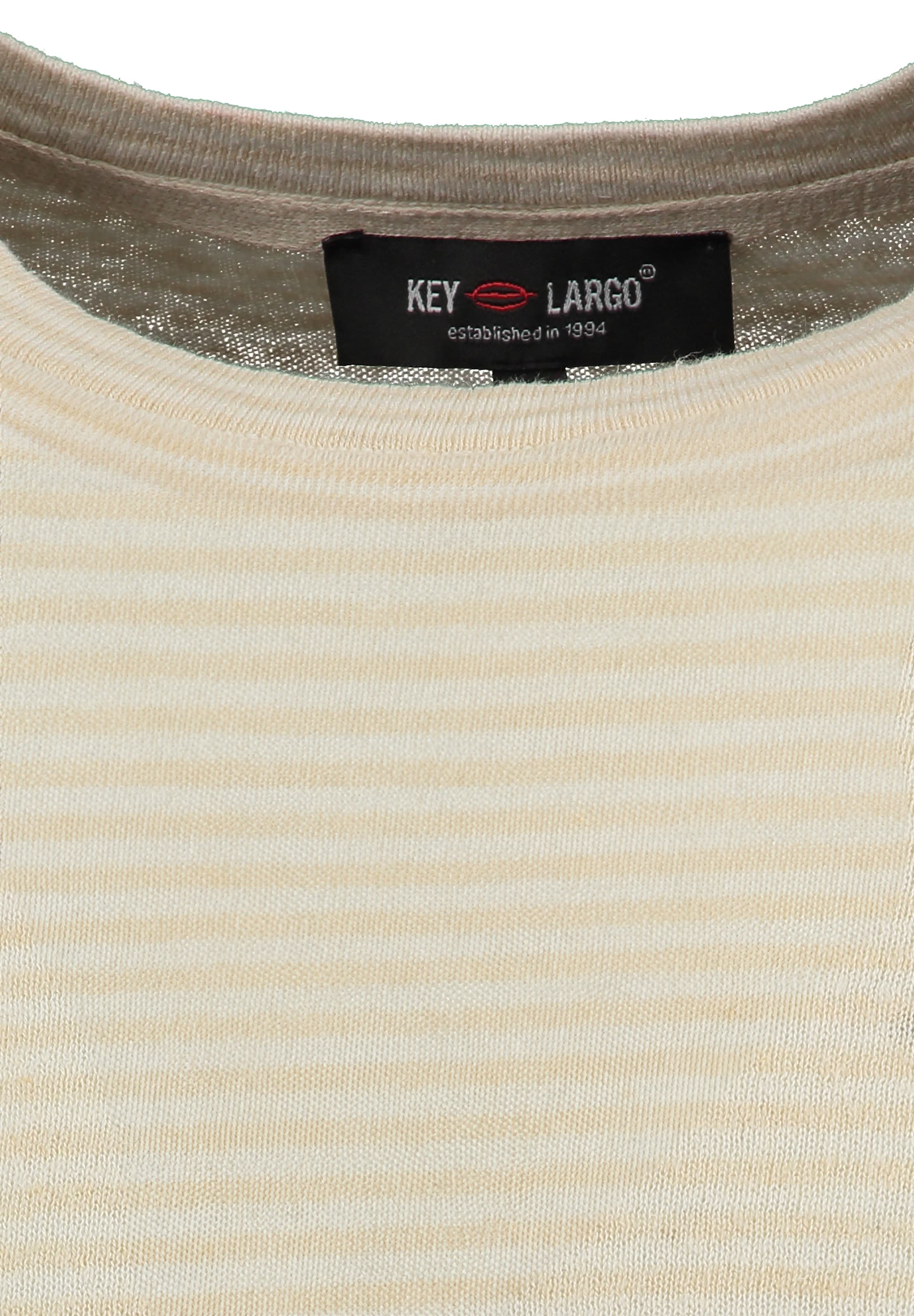 Key Largo Shirt 'FREQUENCY' in Beige