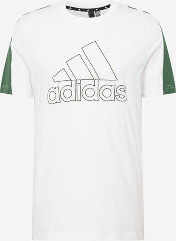 ADIDAS SPORTSWEAR Funkční tričko 'Future Icons Embroidered Badge Of Sport' – bílá: přední strana
