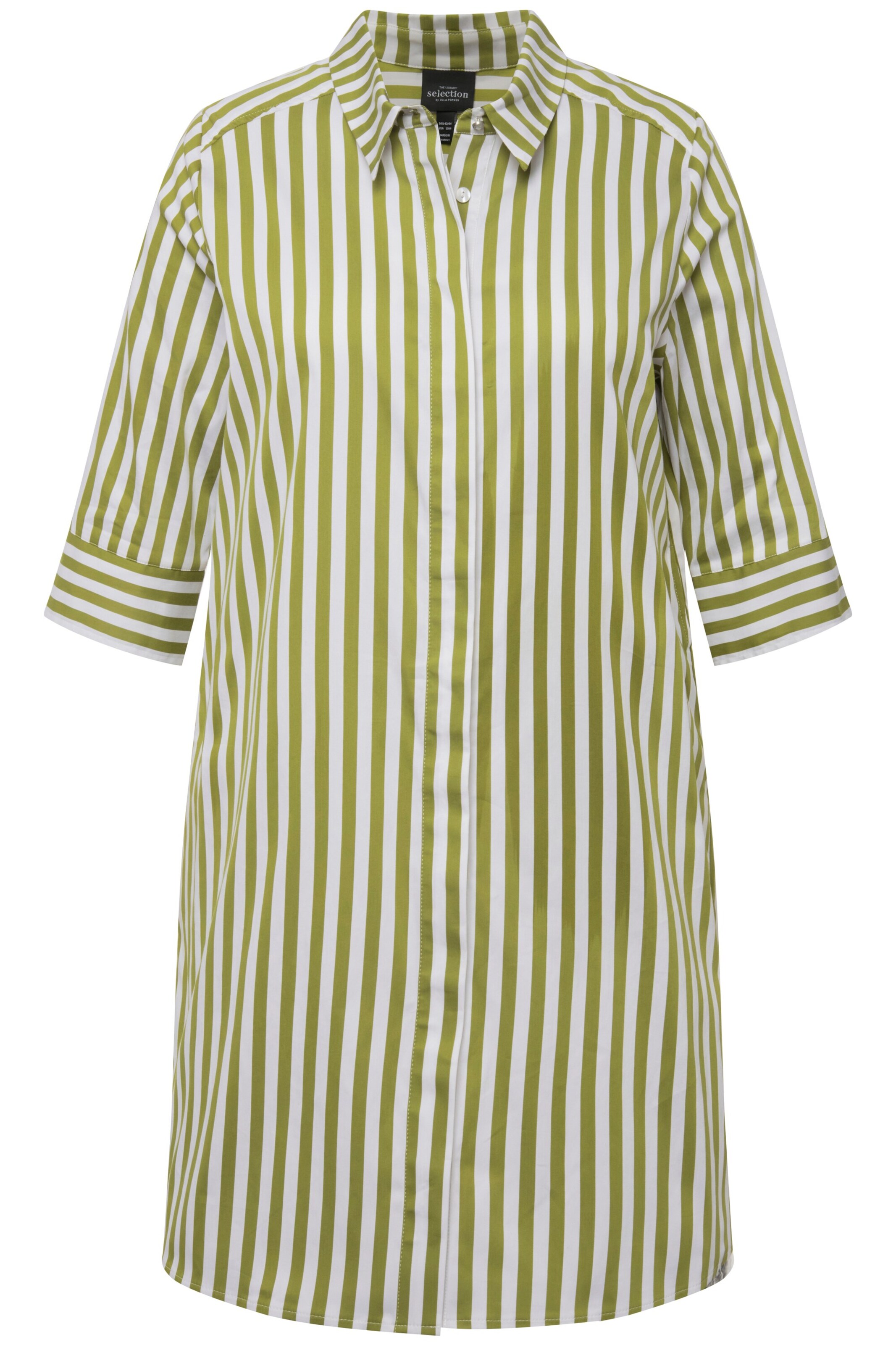 Ulla Popken Blouse in Groen: voorkant