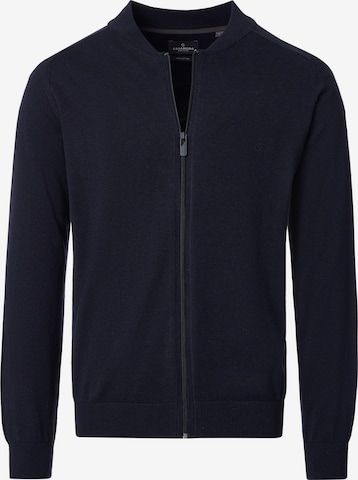CASAMODA Strickjacke 'Basic' in Blau: Vorderseite