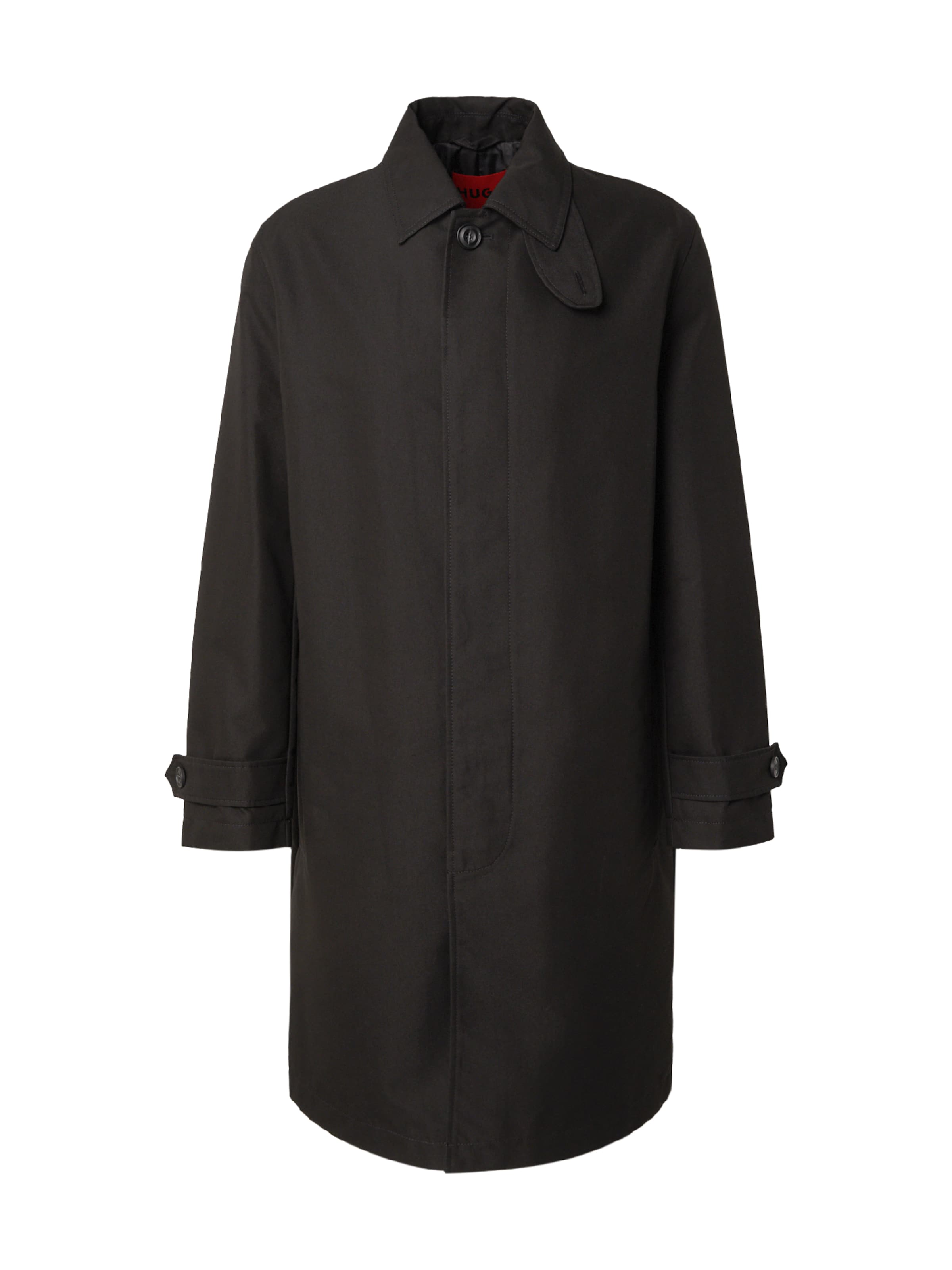 HUGO Between-seasons coat 'Maver2631' in Black: front