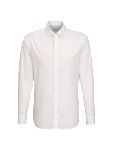 SEIDENSTICKER Slim fit Business shirt in White: front