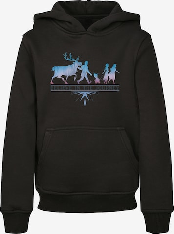 F4NT4STIC Sweatshirt 'Disney Frozen 2 Believe In The Journey' in Black: front