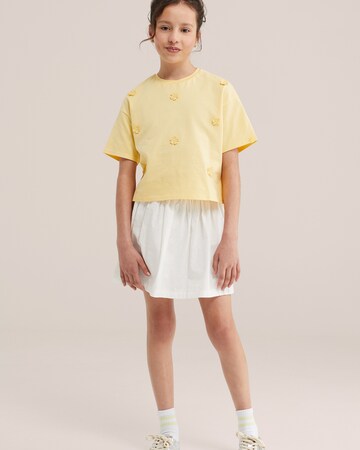 Jupe WE Fashion en blanc