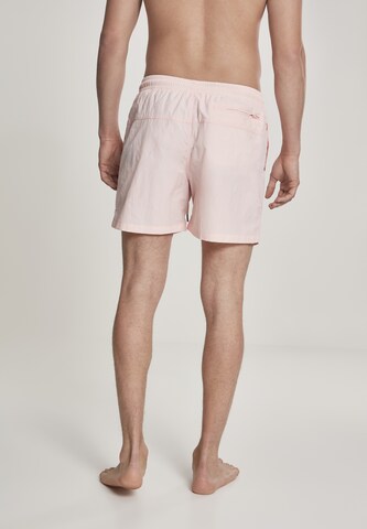 Urban Classics Badeshorts in Pink